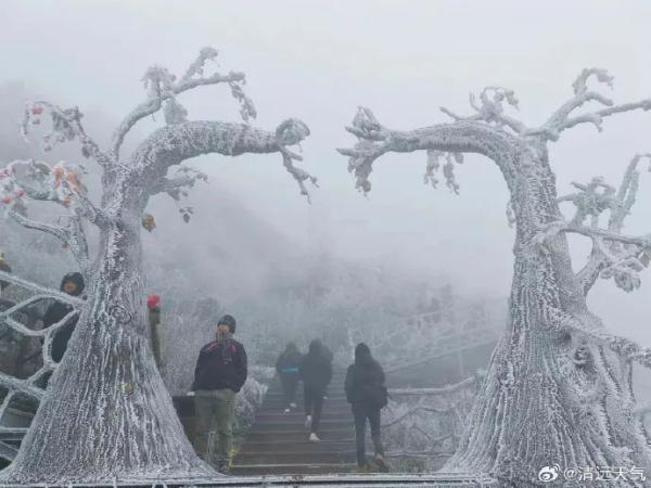 南方人终于向羽绒服低头了 广东加入看雪群聊 新一轮冷空气来袭