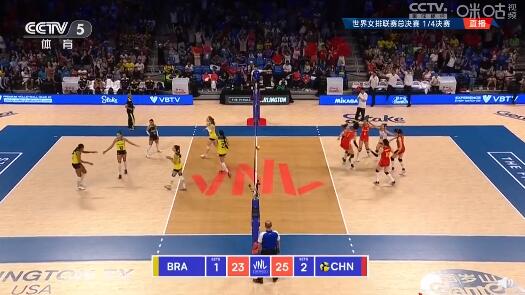 中国女排晋级世联赛四强 下一个对手将是波兰队