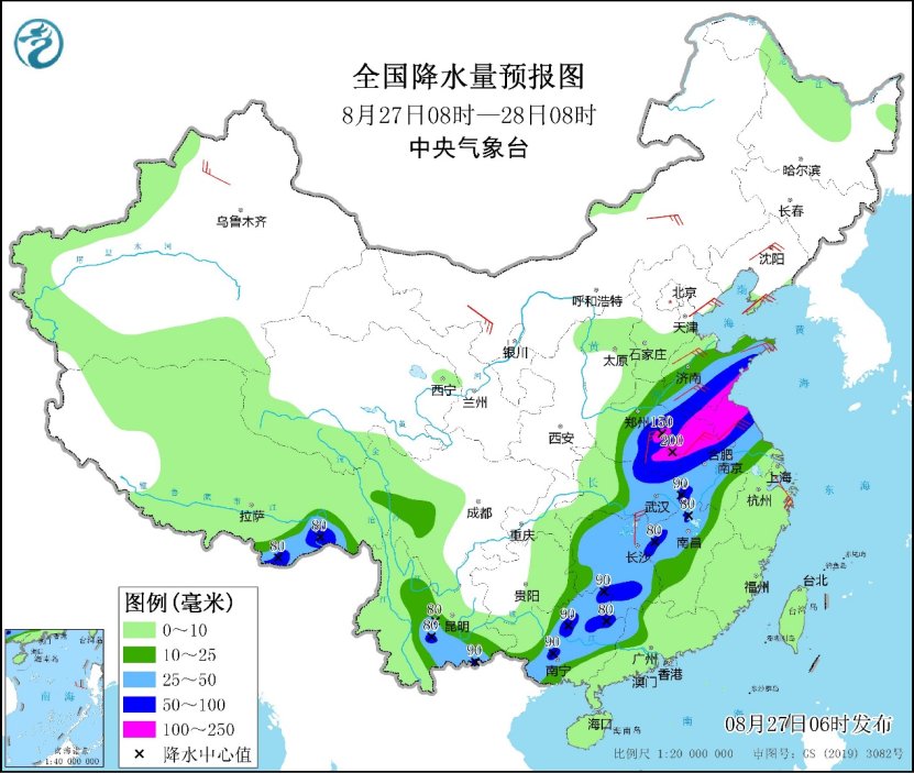 中央气象台：河南山东安徽江苏等地有大暴雨 下周“苏拉”结束徘徊向西北移动