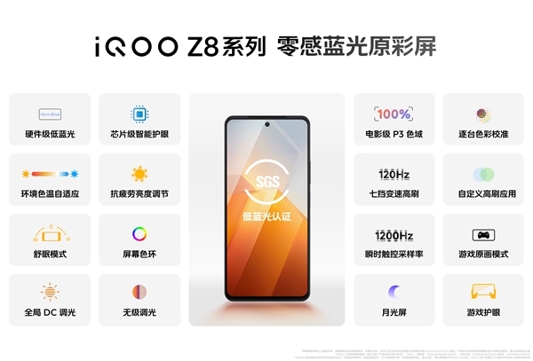 iQOO Z8官方售价1599元起 参数配置详细规格介绍