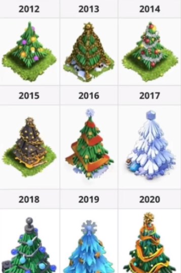部落冲突圣诞树年份大全 2023最新圣诞树年份一览