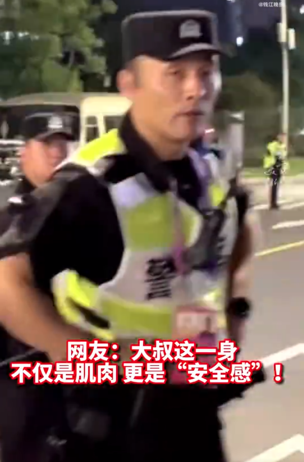 杭州1米92特警被赞一身都是安全感 对自己成为网红很意外