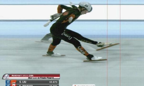 刘少昂0.02秒惊险夺冠 短道速滑世界杯500米摘金