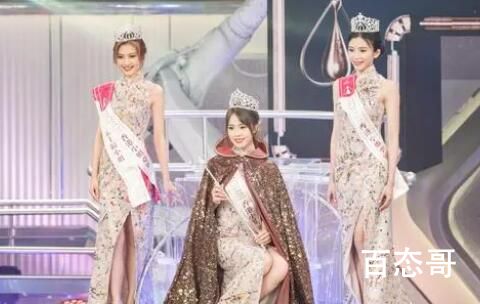 庄子璇获2023香港小姐冠军 感觉亚军也很好看有那种港风美女的感觉