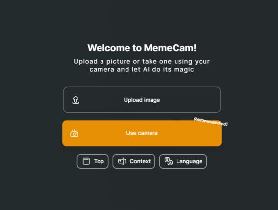 AI创意生成器MemeCam：自动为图片加上含梗量爆棚的文字