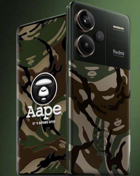 2199元 Redmi Note 13 Pro  AAPE潮流限定版发布：绿色迷彩吸睛