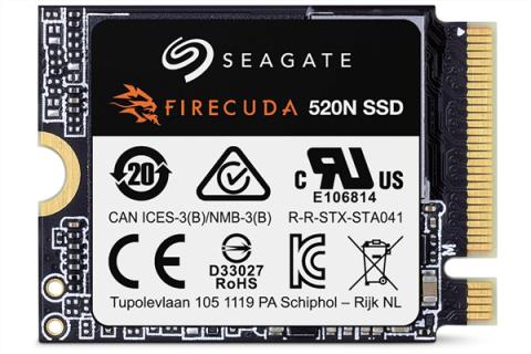 希捷推出FireCuda 520N SSD：M.2 2230尺寸专为掌机设计、最大可选2TB