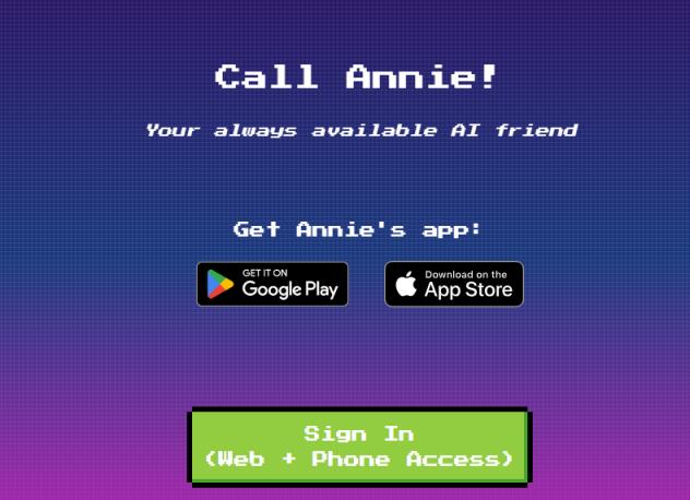 AI视频聊天应用Call Annie 随时随地和AI视频聊天